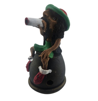 Røgelsesholder Rasta Mand – Keramik – 21 cm