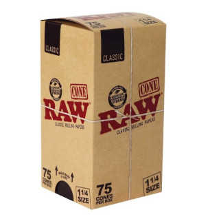 RAW Classic Cones 1¼ – 75 stk. i Boks