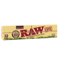RAW Organic Hemp 1¼ Cones – 32 stk.