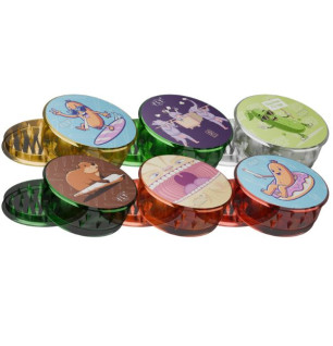 FLY Clear Plastik Grinder – 63 mm