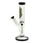 Grace Leaf Goddess Straight Glas Bong 36 cm Grace Leaf Goddess Straight Glas Bong 36 cm