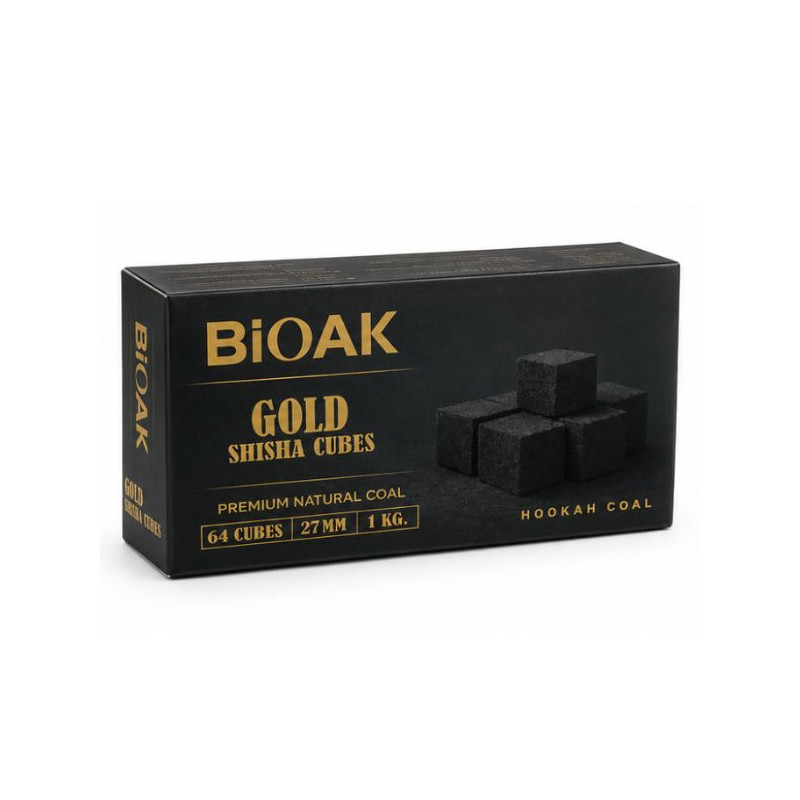 BIOAK Gold Vandpibekul 27 mm 64 Cubes BIOAK Gold Vandpibekul 27 mm 64 Cubes