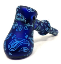 Dogg Lbs Everyday Hammer Glaspibe – Blue Paisley 6
