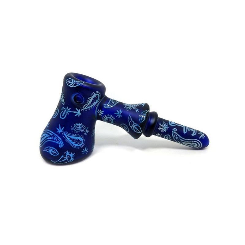 Dogg Lbs Everyday Hammer Glaspibe – Blue Paisley 6 Dogg Lbs Everyday Hammer Glaspibe – Blue Paisley 6