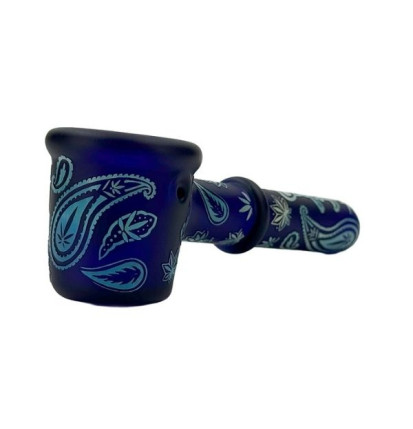Dogg Lbs Everyday Hammer Glaspibe – Blue Paisley 5