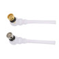Dobbelt Kugle Glaspibe med Metalhoved – 12 cm Dobbelt Kugle Glaspibe med Metalhoved – 12 cm