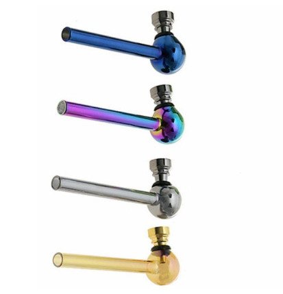 Heroes Kugle Glaspibe med Metalhoved – 12 cm