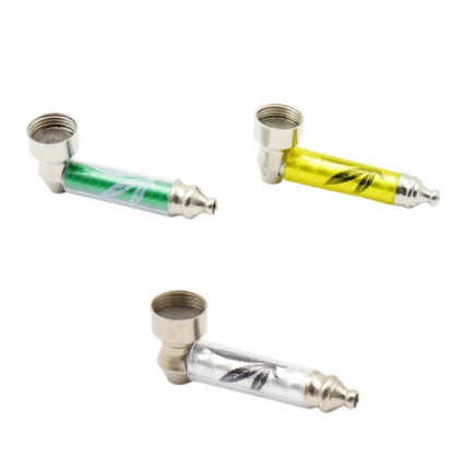 Farvet Metalpibe Gert – 7 cm