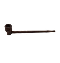 Langskaftet Træpibe – 27 cm
