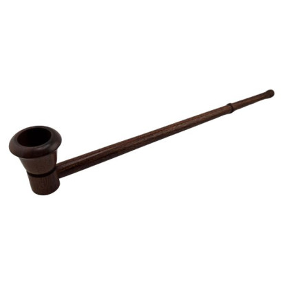 Langskaftet Træpibe – 30.5 Cm