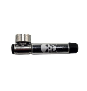 Kranie-Metalpibe med Sliphul – 7,5 cm