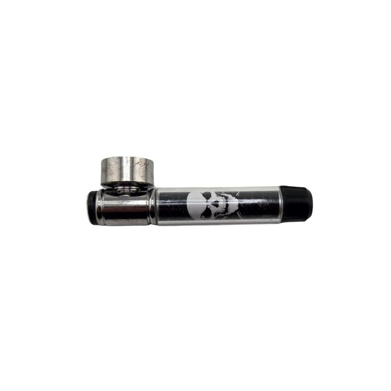 Kranie-Metalpibe med Sliphul – 7,5 cm