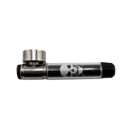 Kranie-Metalpibe med Sliphul – 7,5 cm