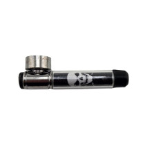 Kranie-Metalpibe med Sliphul – 7,5 cm