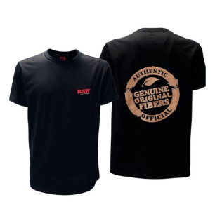 RAW T-Shirt Sort – Genuine Original Fibers