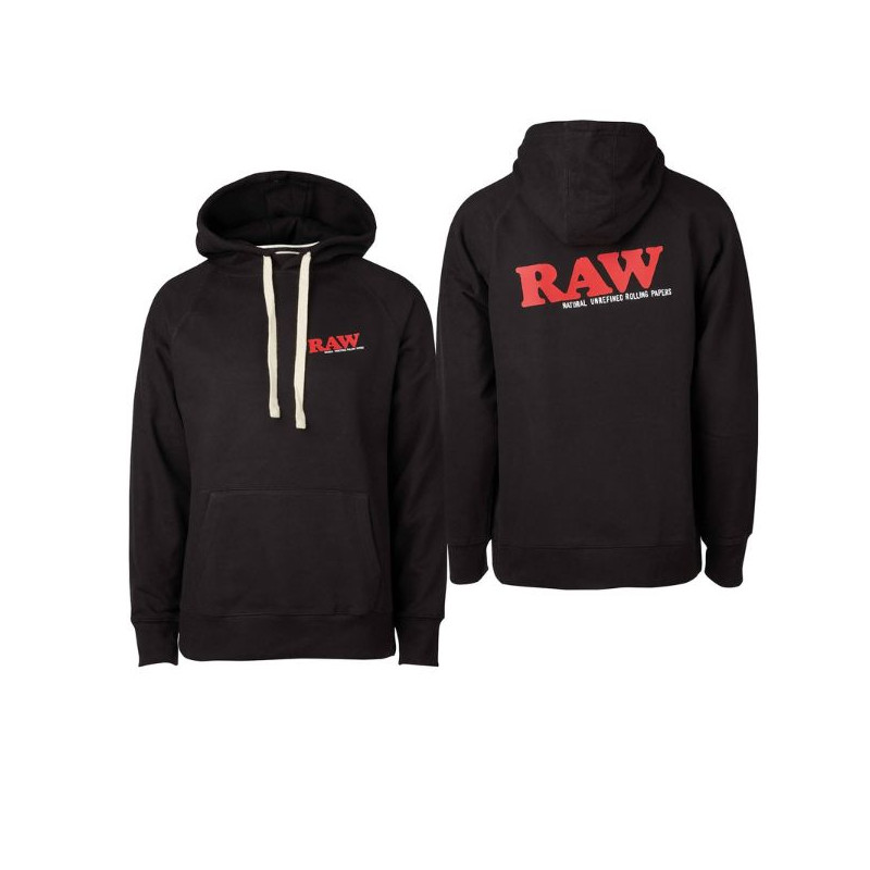 RAW Sort Hættetrøje RAW Sort Hættetrøje