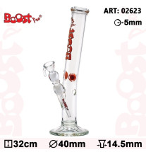 Glas Bong Boost 32cm Knæk Rød